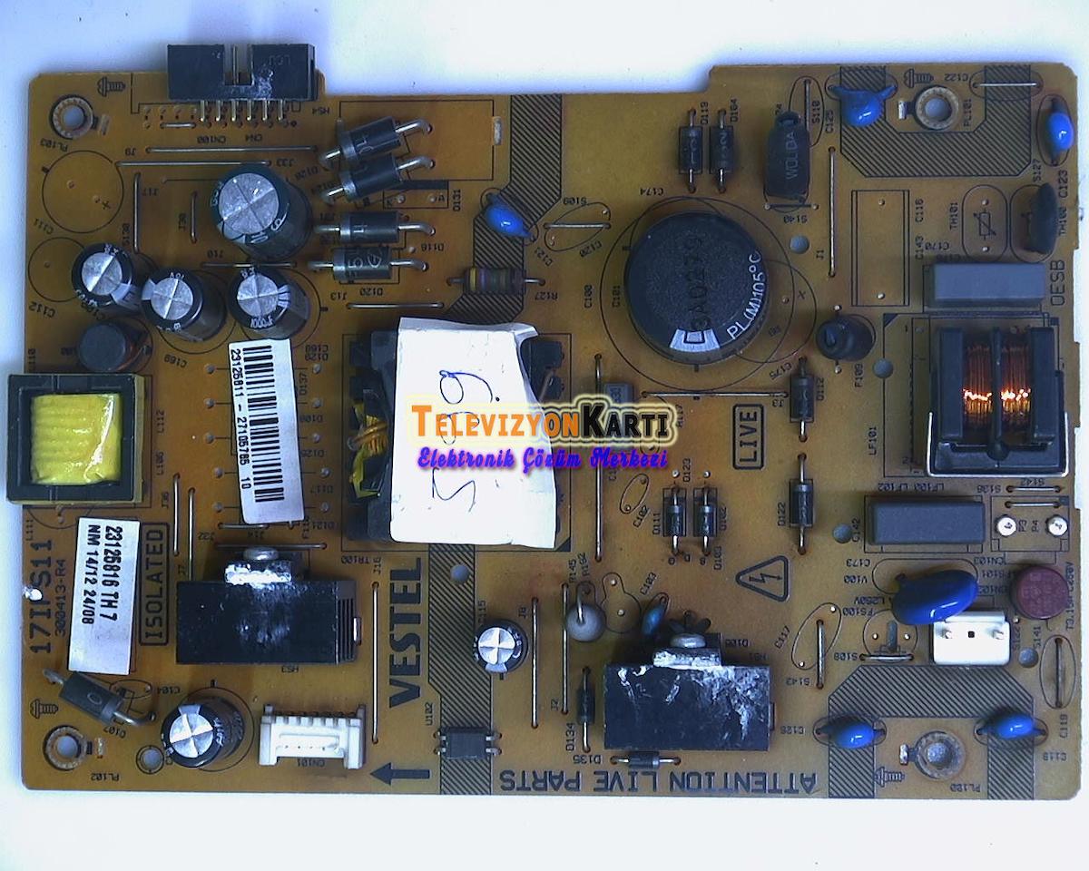 17IPS11, 23125811, 23125816, Finlux 32FD4041 HM, Power Board, Besleme, VES315WNDS-01