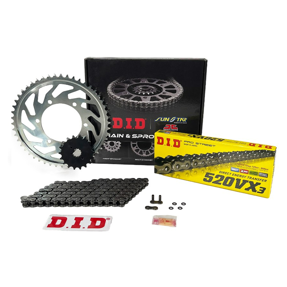 DID Sunstar Zincir Dişli Set Çelik Yamaha Yzf R25 2015-2022