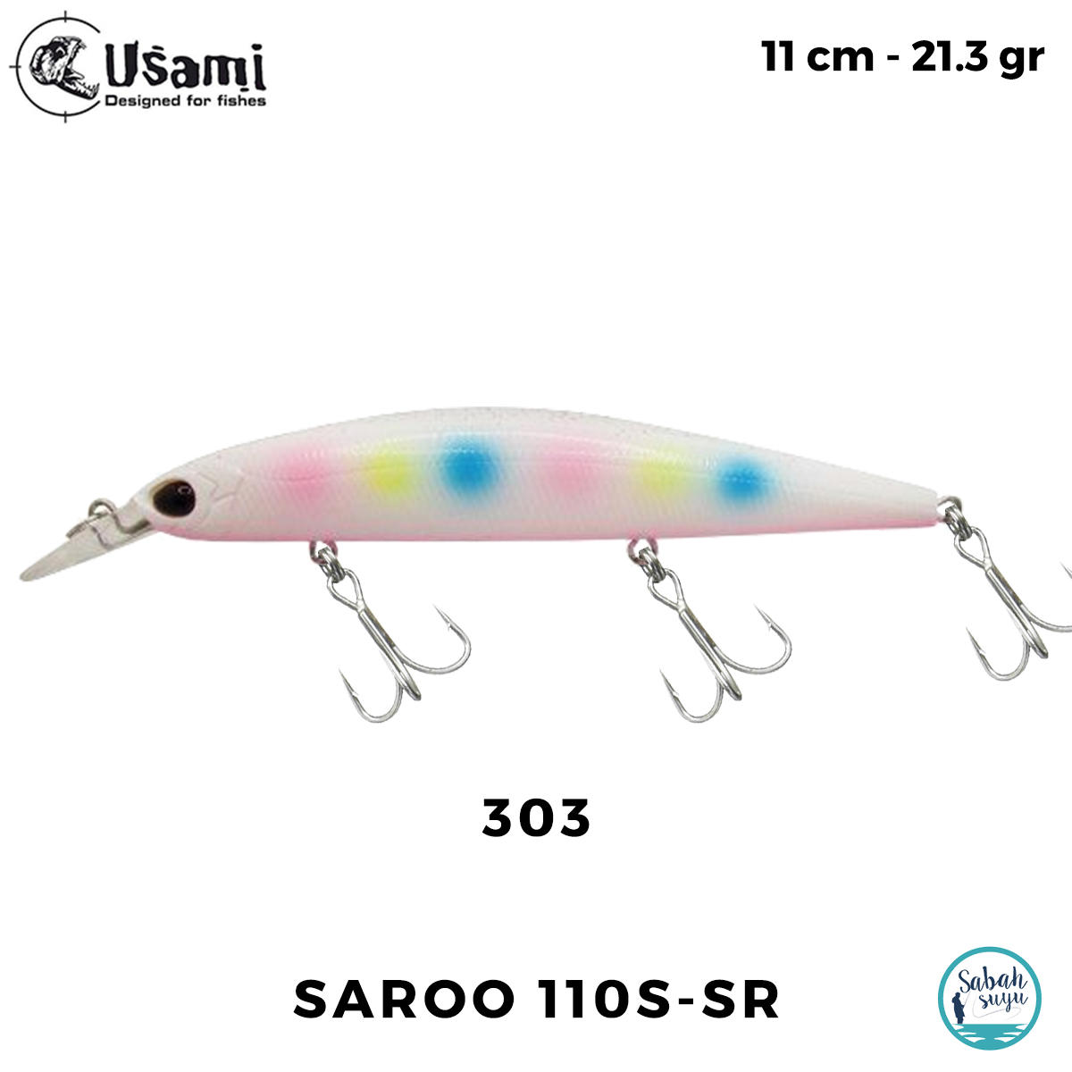 Usami Saroo 110S-SR 21.3gr Maket Balık #303