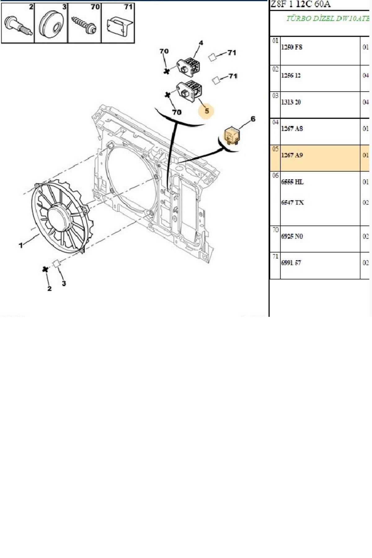 Fan Rezistansı 307 407 16 16V (HLR100032-1267A9)