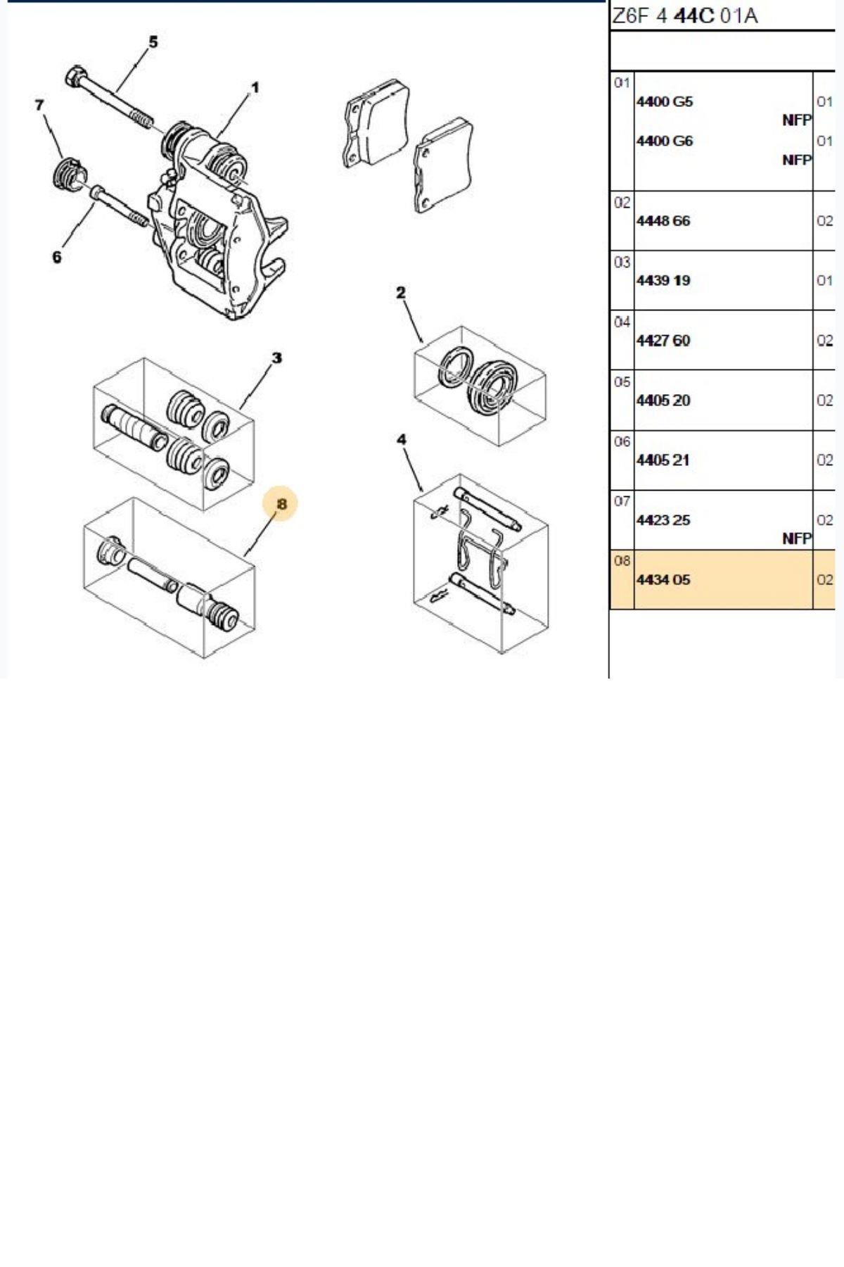 Kaliper Tamir Takımı (443405)