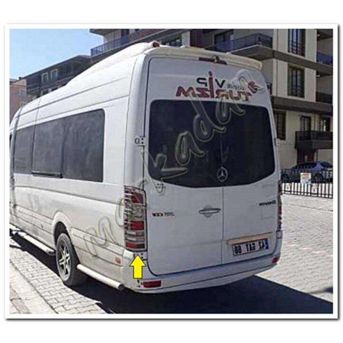 DB Chrome Mercedes Sprinter Stop Çerçevesi 2006-2018 2 Parça Abs Krom