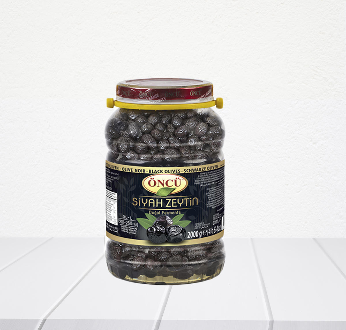 Öncü 2 kg Siyah Yağlı Zeytin XL-XL(201-260) 1 adet