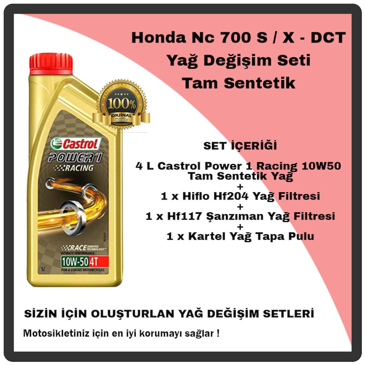 Mag Honda Nc 750 S / X - DCT Yağ Değişim Seti Tam Sentetik