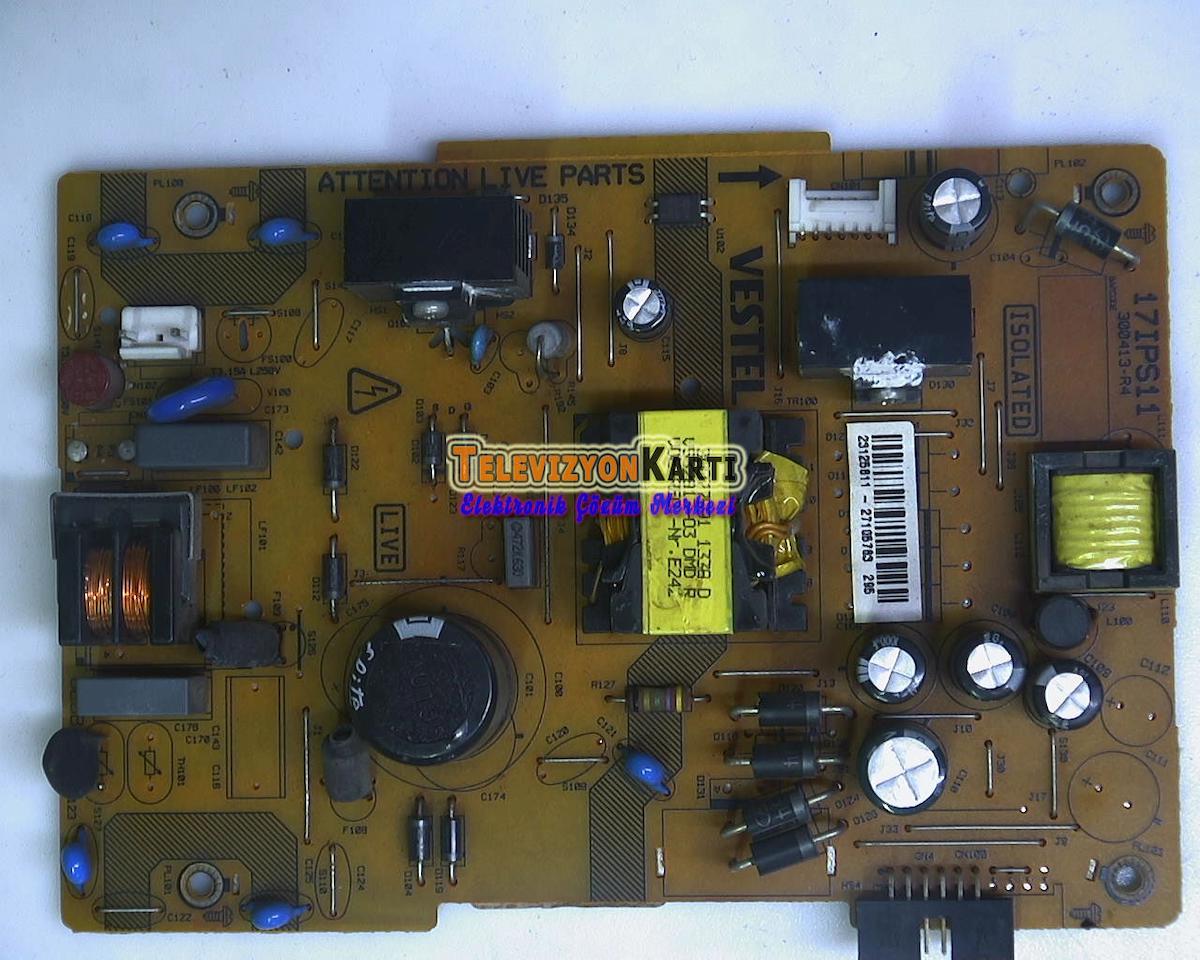 17IPS11, 23125811, 23125816, Finlux 32FD4041 HM, Power Board, Besleme, VES315WNDS-01