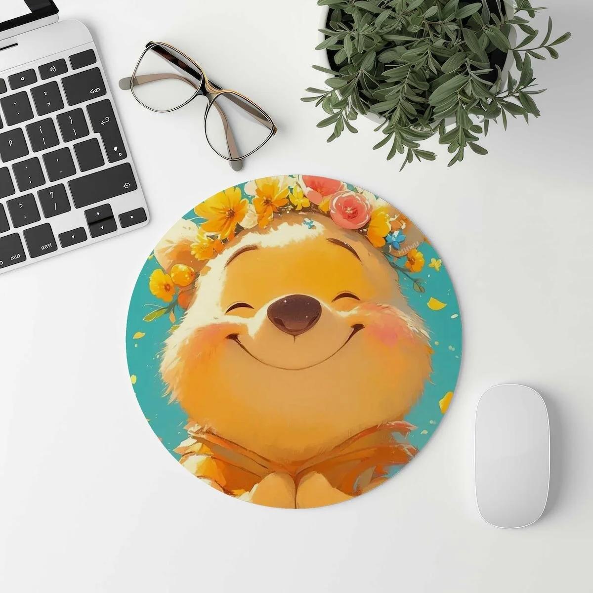 Yuvarlak Kaymaz Taban Mouse Pad