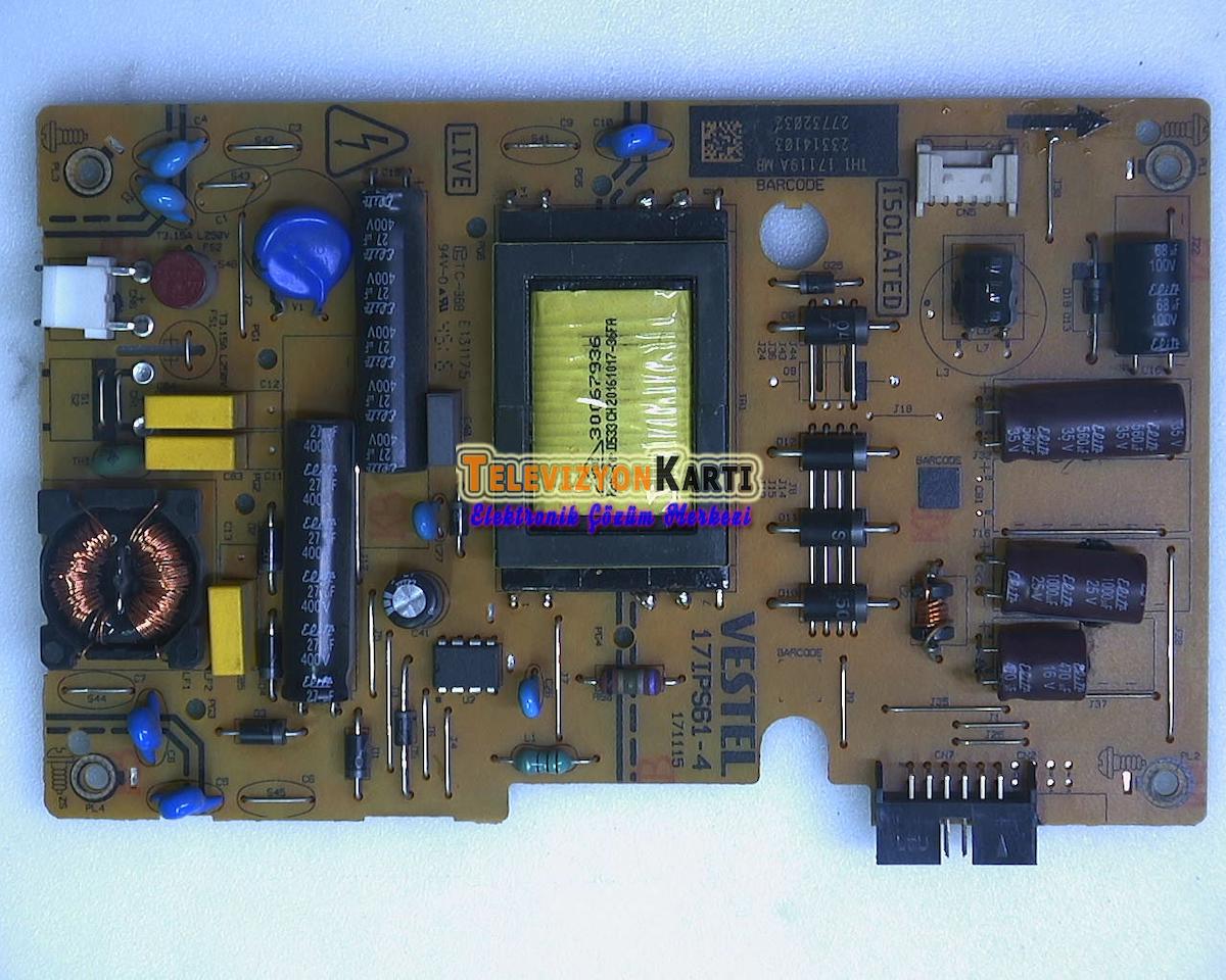 17IPS61-4, 23314103, HI-LEVEL 24HL5000, Power Board, Besleme, VES236WNVB-2D