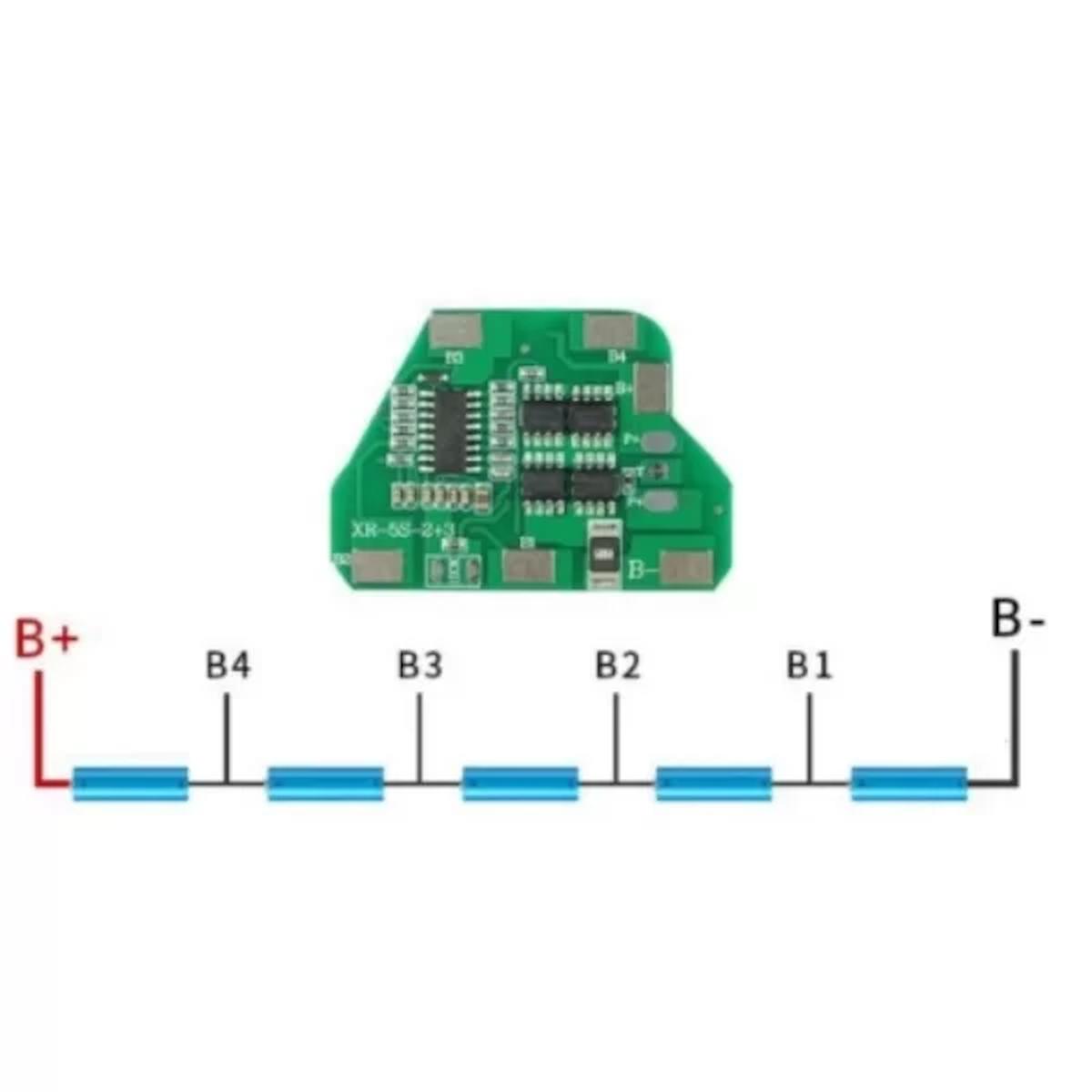 5S 10A Li-ion XR BMS