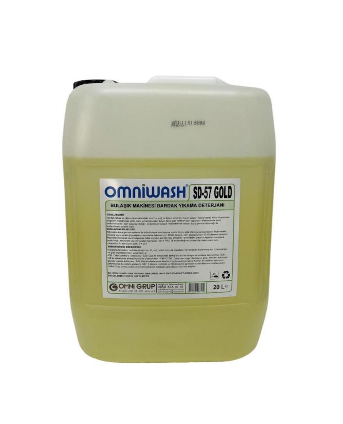 Omniwash SD-57 Bulaşık Makinesi Sıvısı 20 lt 