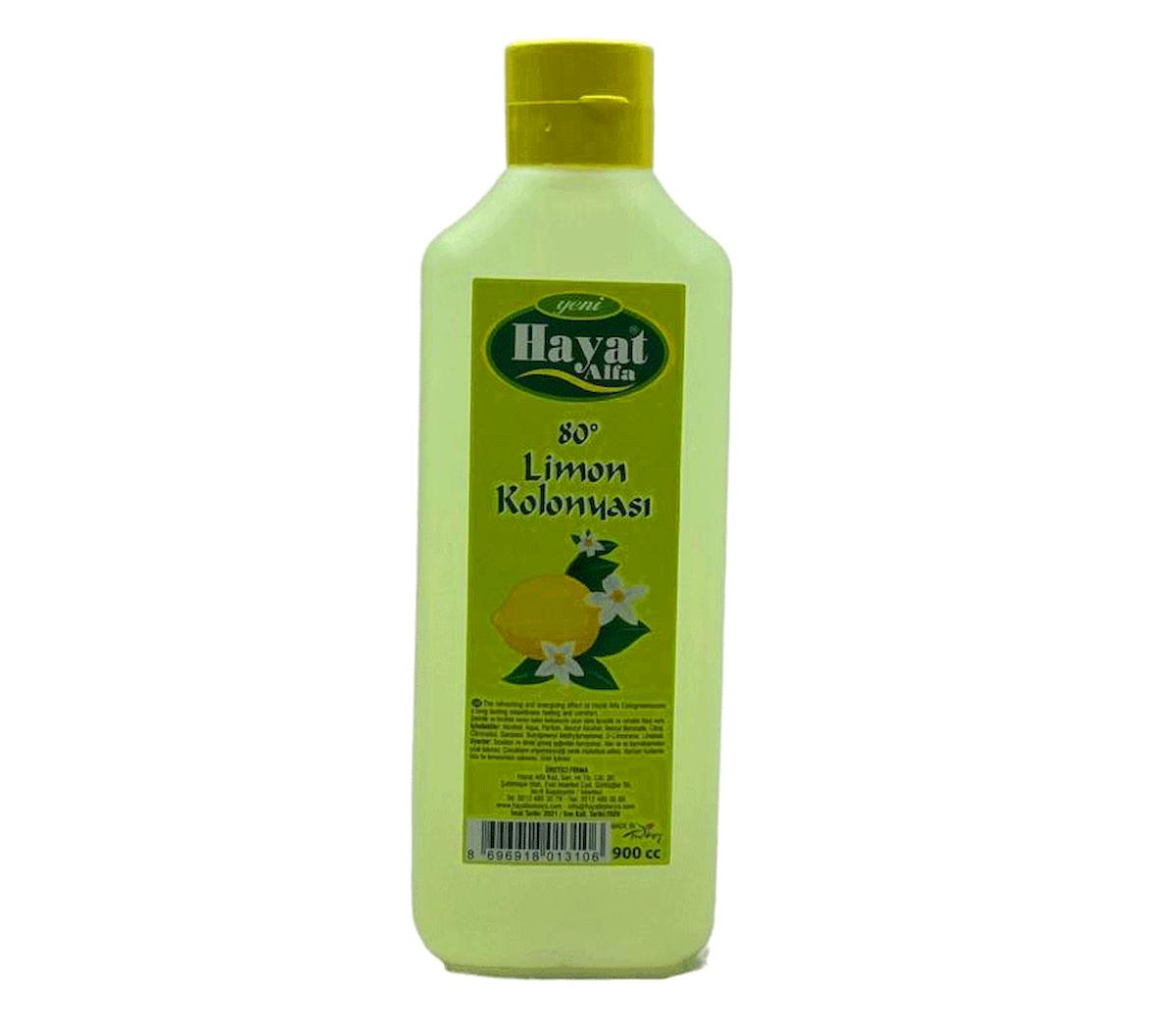 HAYAT 900ML LİMON KOLONYA BİDON (2818)