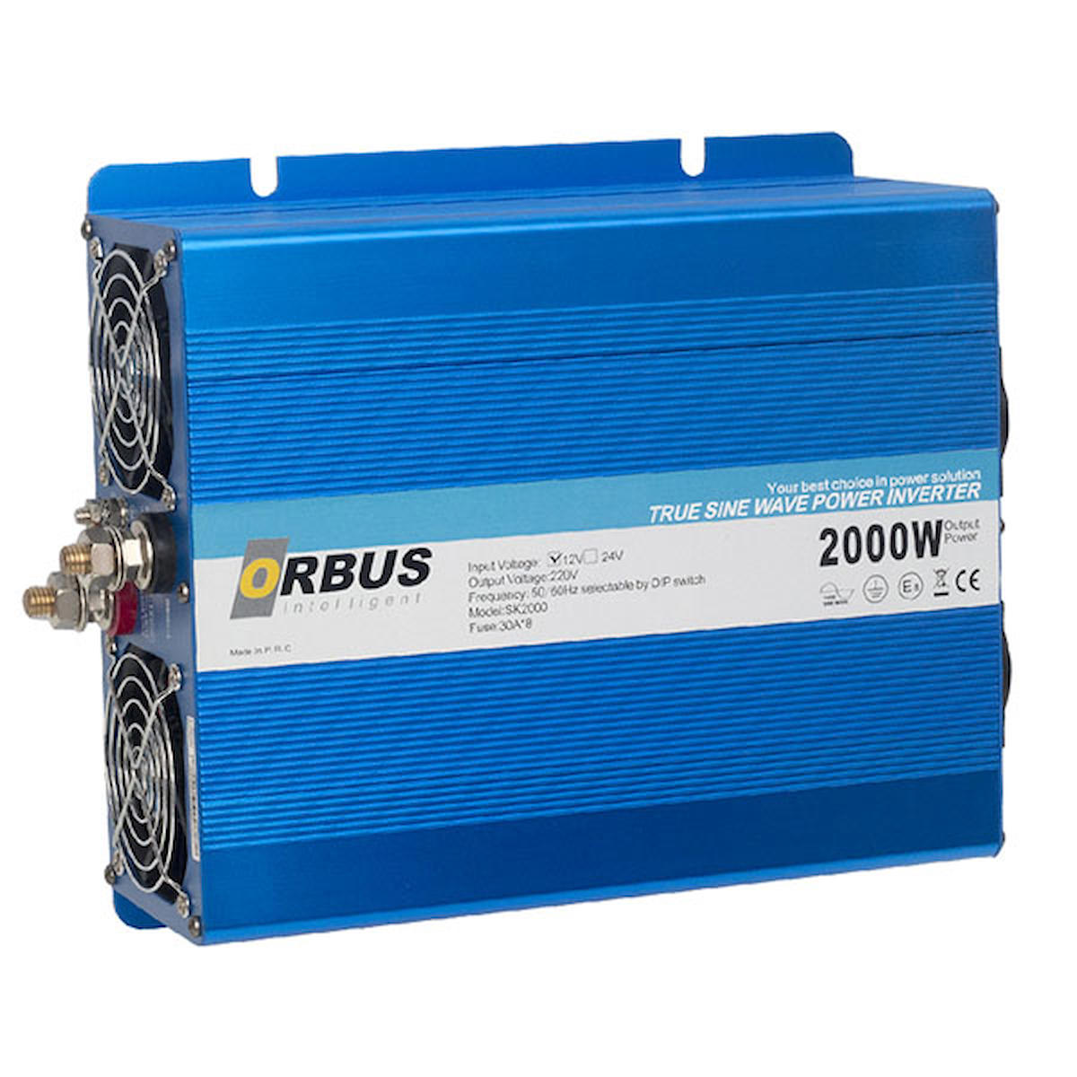 İNVERTER 2000W 12V ORBUS TAM SINUS INTELLIGENT (2818)