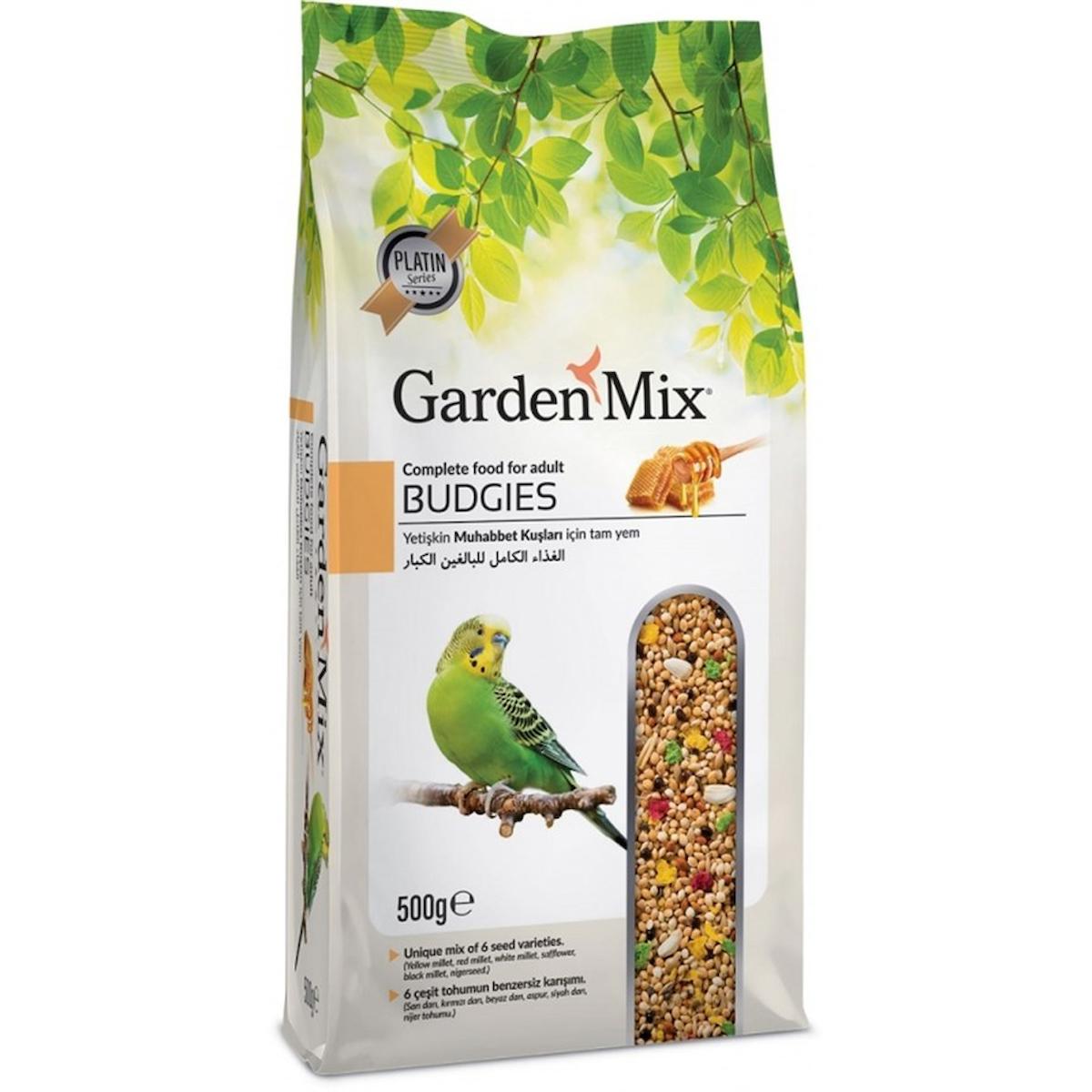 Garden Mi x Ballı 3 x 500 Gr Muhabbet Kuşu Yemi 