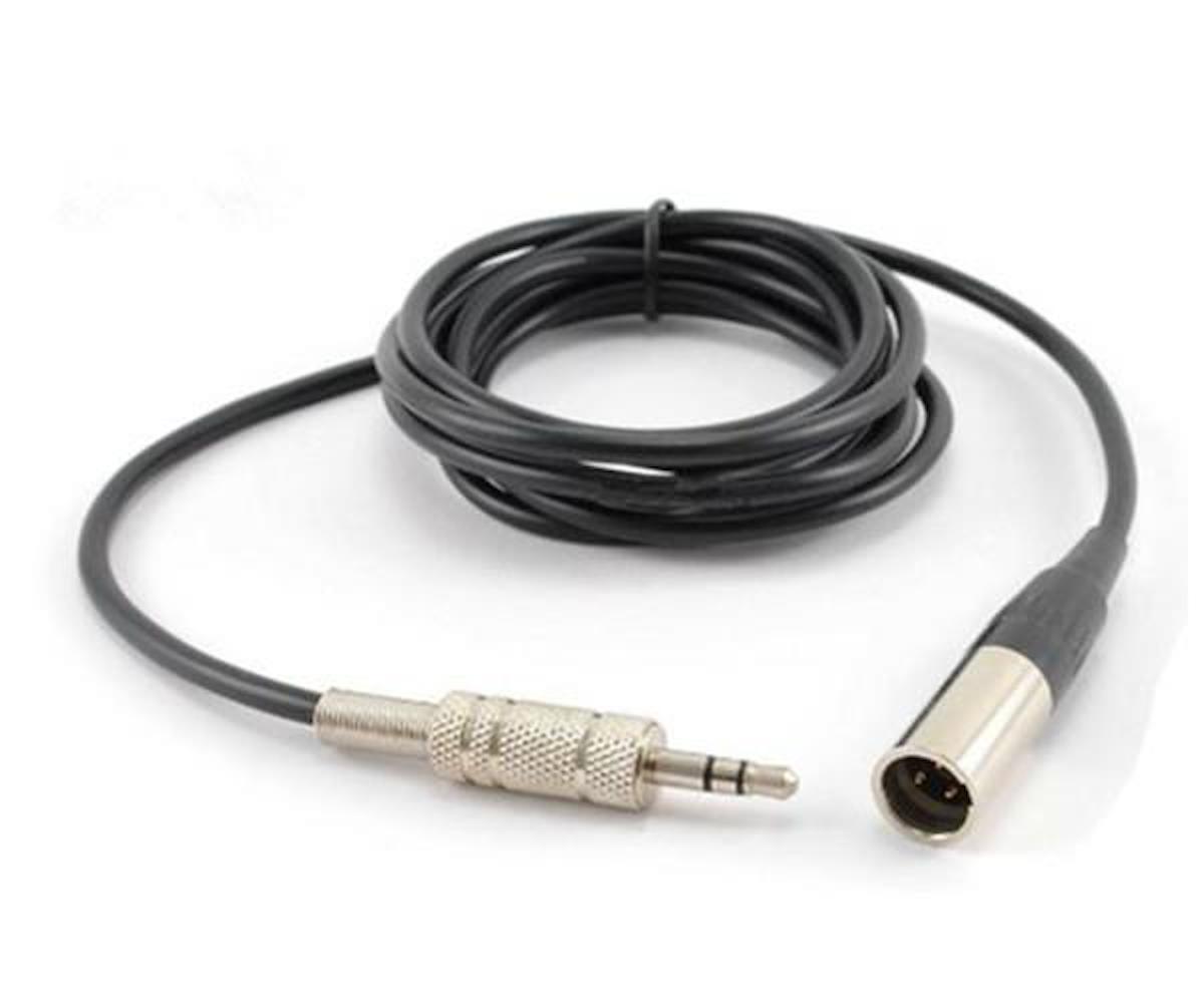 Mini Xlr Erkek 3.5 mm Stereo Mikrofon Kablosu 50 cm