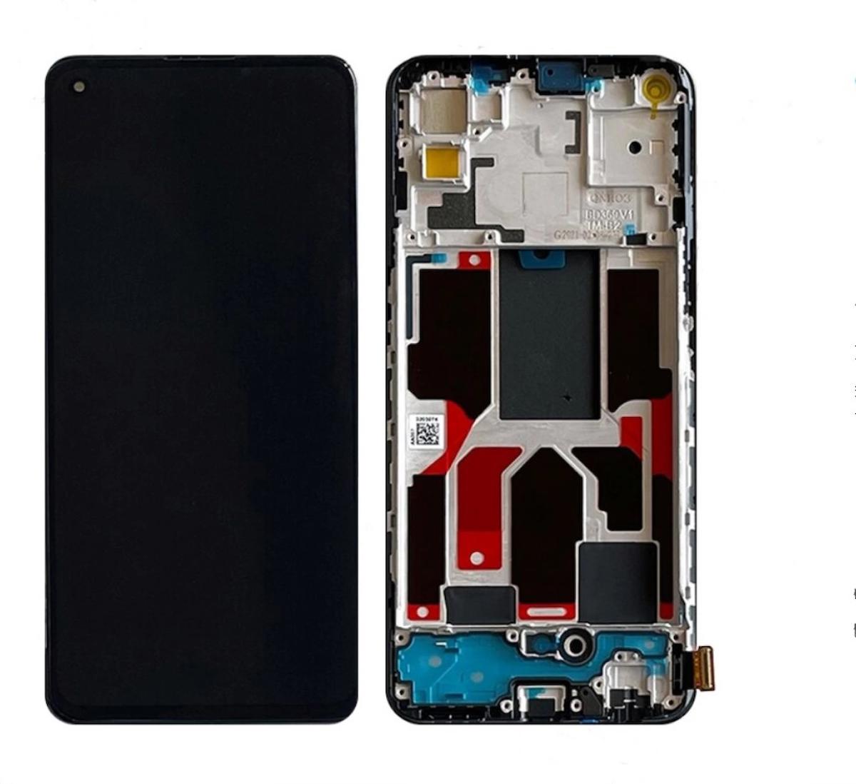 Oppo reno 5 Lite Dokunmatik Ekran OLED Çıtalı (Siyah)