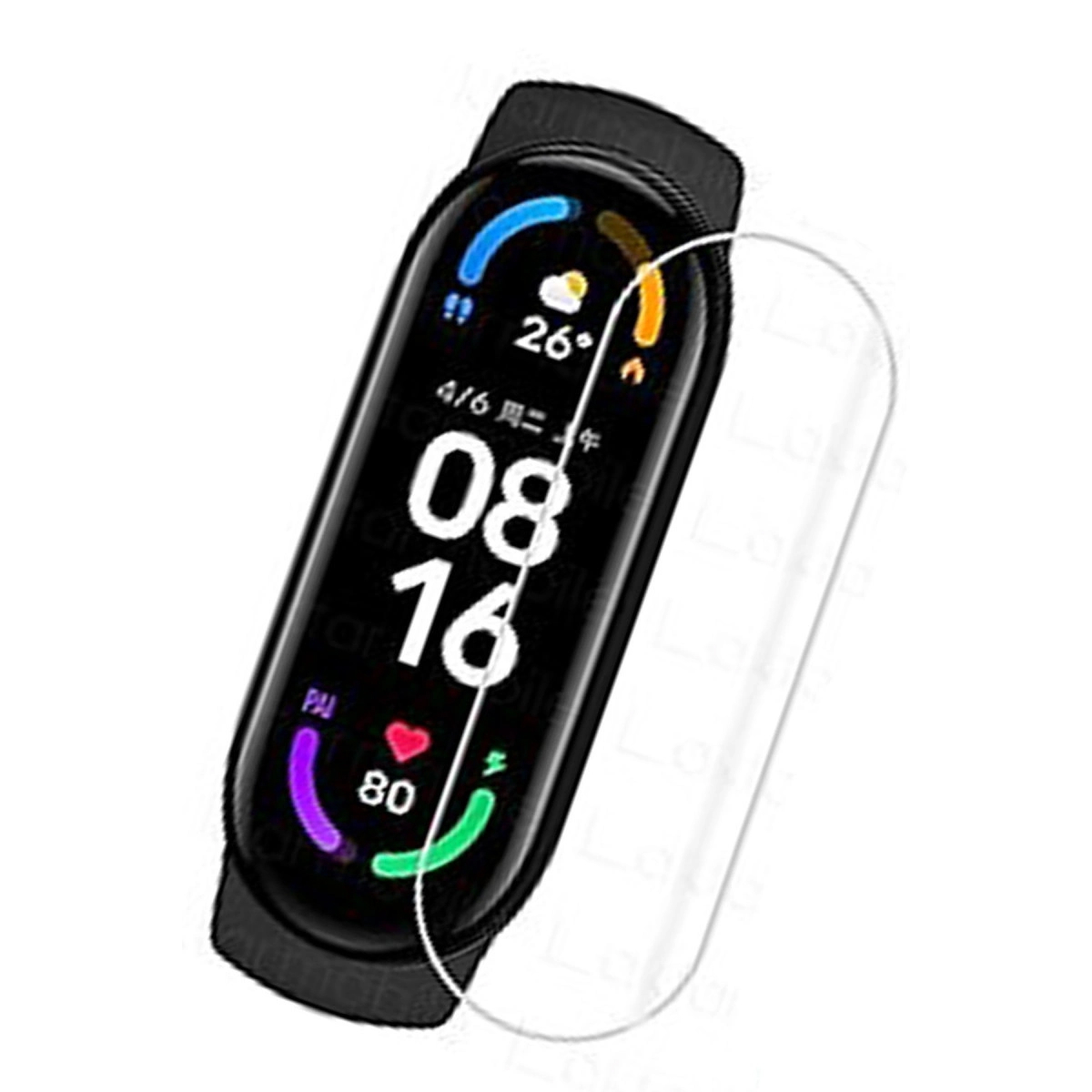 Xiaomi Mi Band 6 Polymer Nano Ekran Koruyucu – Şeffaf