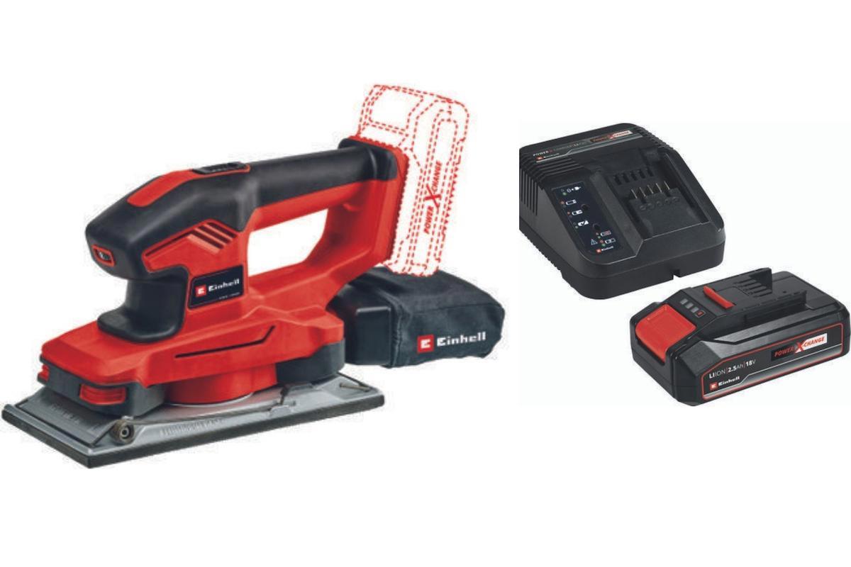 Einhell TE-OS 18/230 Lİ 1x2.5ah Akülü Titreşim Zımpara Makinesi