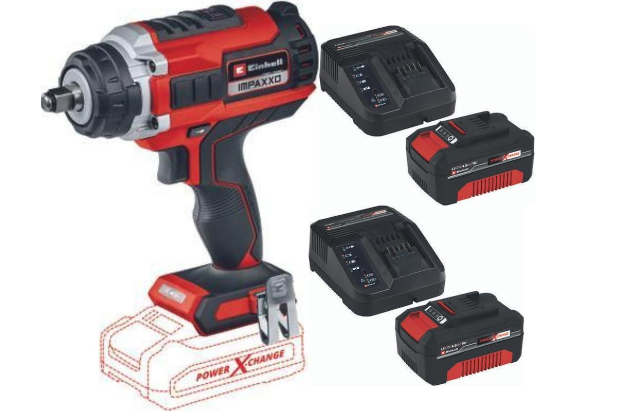 Einhell IMPAXXO 18/400 2x4.0ah Akülü Kömürsüz Somun Sökme Makinesi