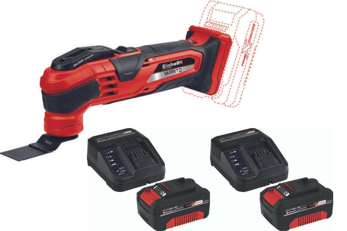 Einhell Varrito 2x4.0ah Çift Akülü Raspalama Makinesi