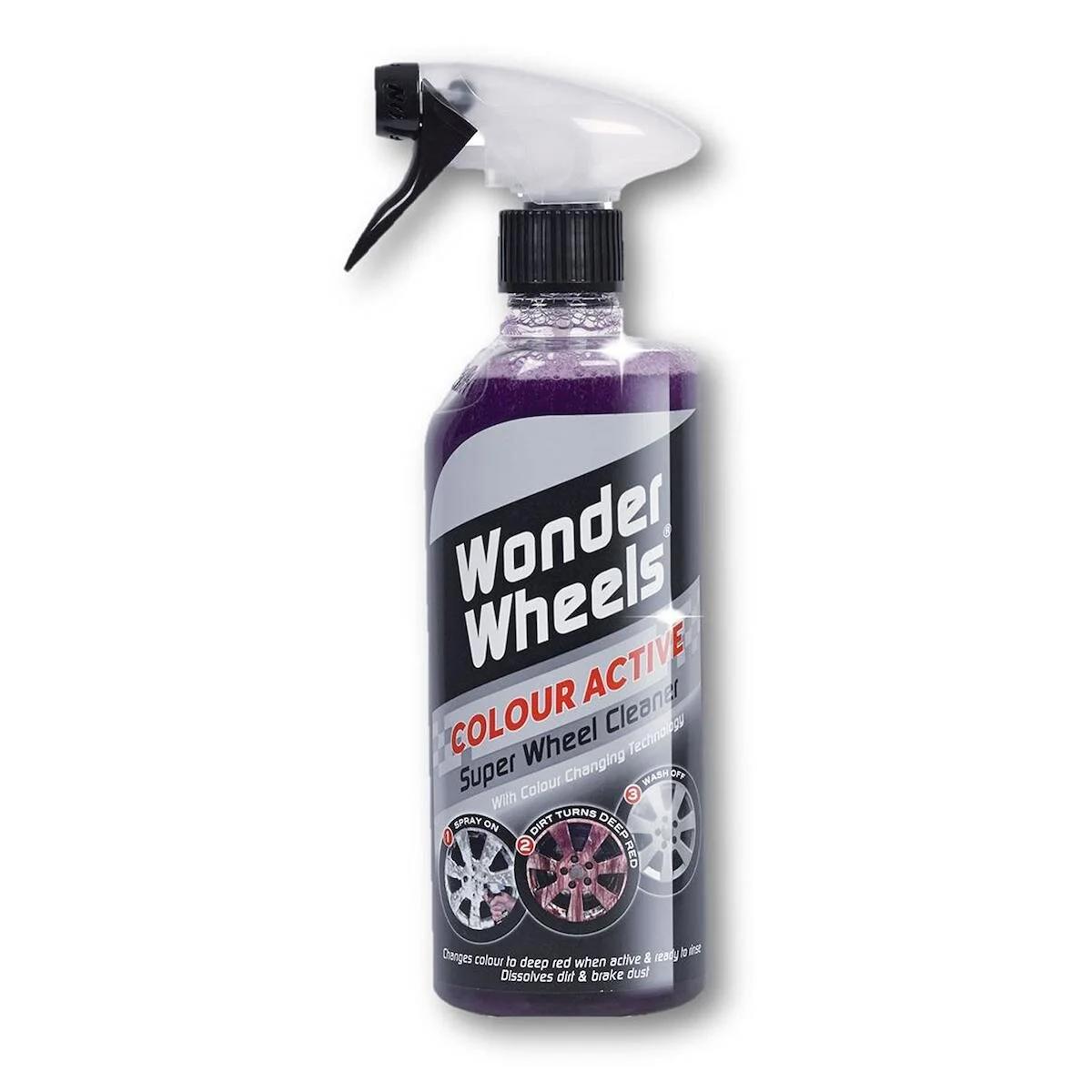 Wonder Wheels Renk Değiştiren Asitsiz Süper Jant Temizleyici (1 litre)