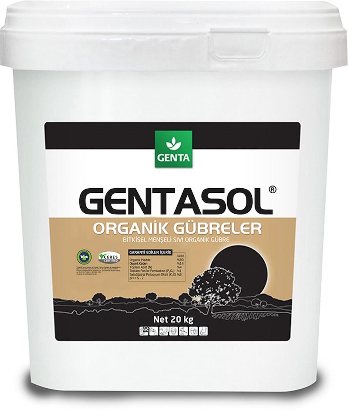 GENTASOL SIVI | BİTKİSEL MENŞELİ SIVI ORGANİK GÜBRE (20kg)