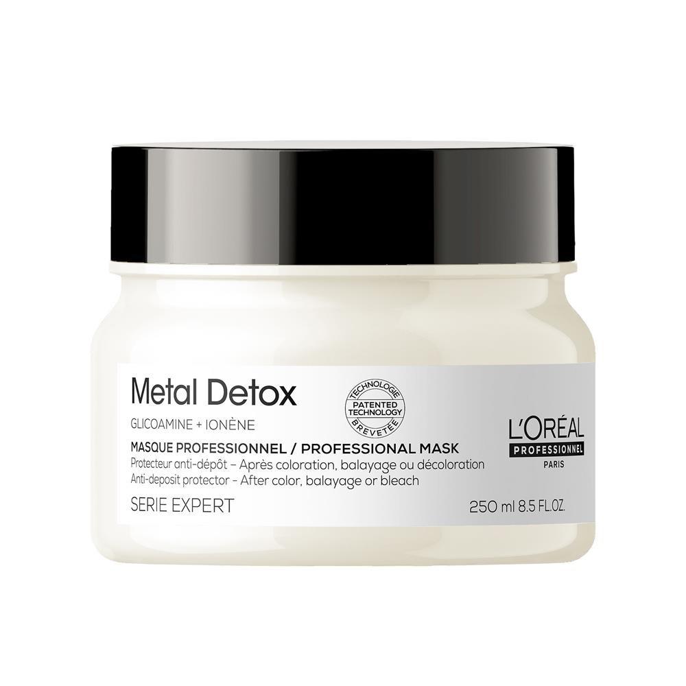 Serie Expert Metal Detox Renkli ve Açıcı ile İşlem Görmüş Saçlar İçin Metal Karşıtı Koruyucu Maske 250ml