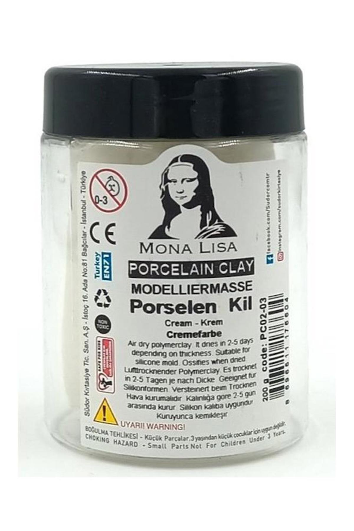 Porselen Kili 200 Gr 1 Adet Monalisa Porselen Modelleme Kili