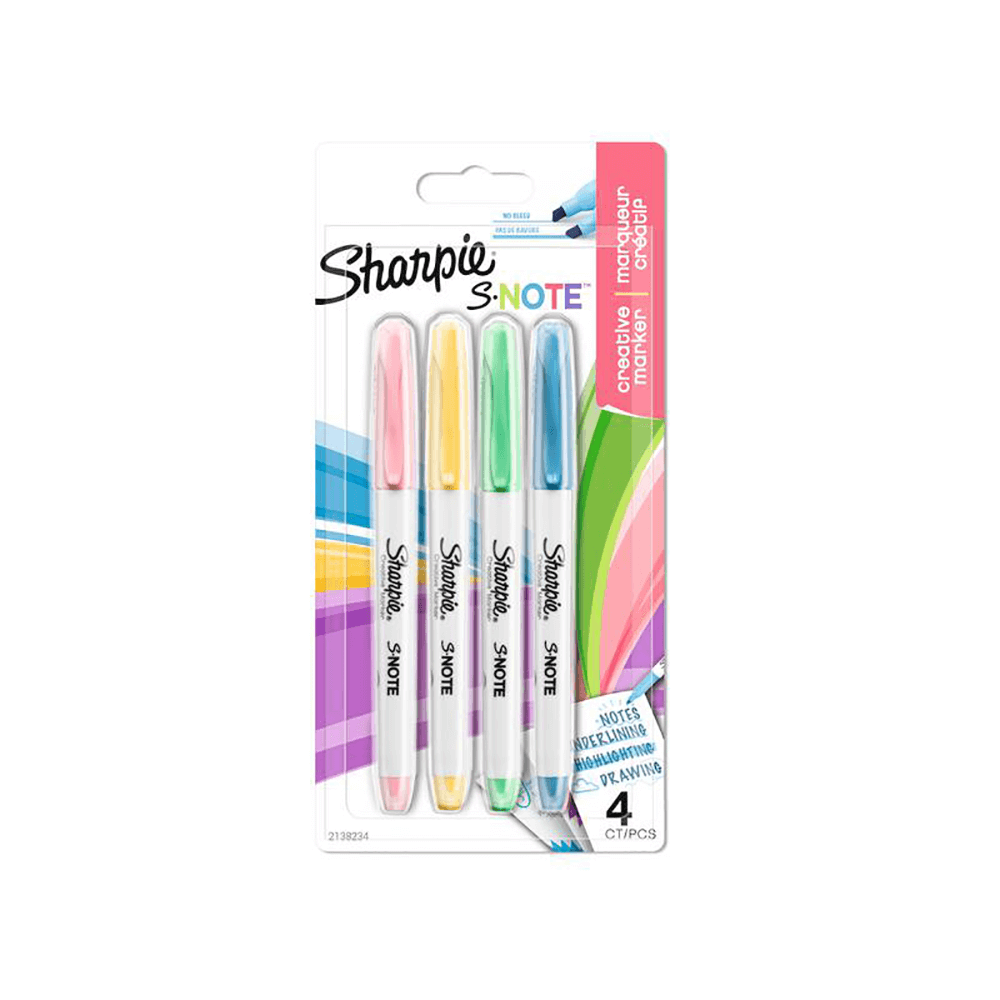 Sharpie Snote Kreatif Makör Karışık 4’lü BLS 2138234