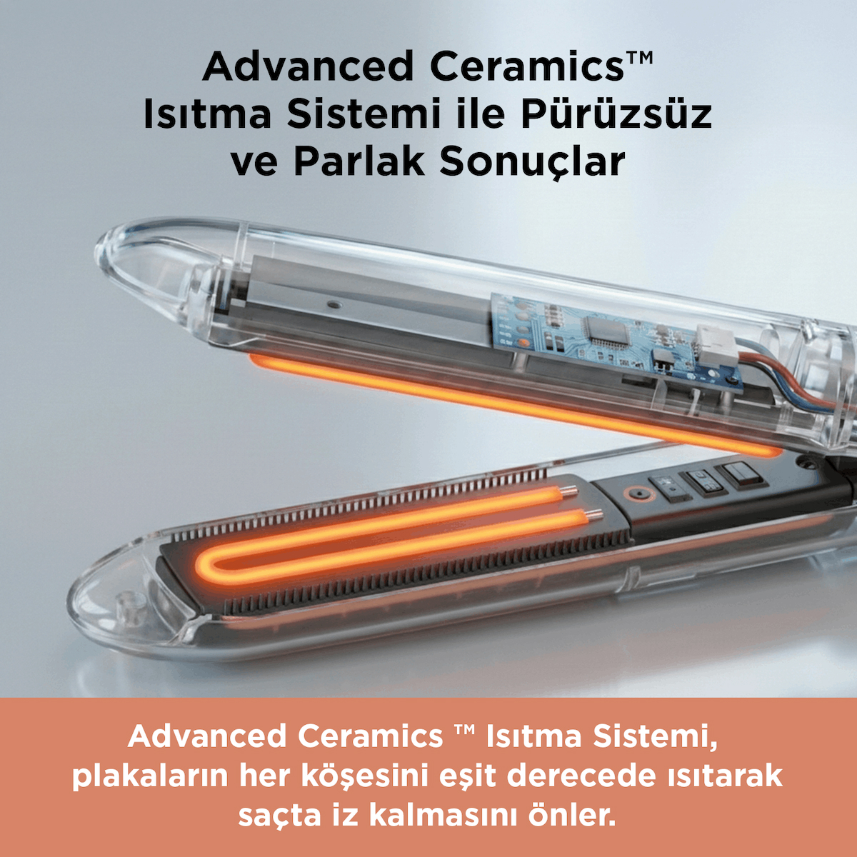 BaByliss Steam Smooth 39mm 230 Derece 5 Isı Ayarı Turmalin Seramik İyon Etkili Buharlı Saç Düzleştirici ST493E