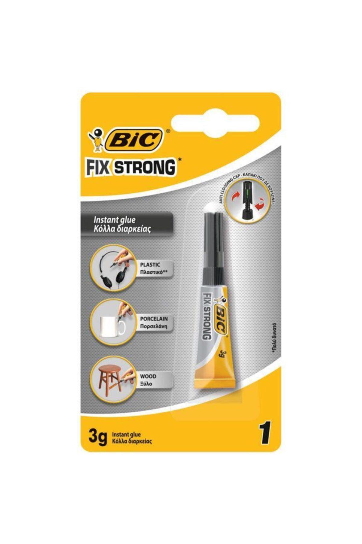 Bic Fix Strong Süper Güçlü Japon Yapıştırıcısı 3 gr 1’li Blister 901758