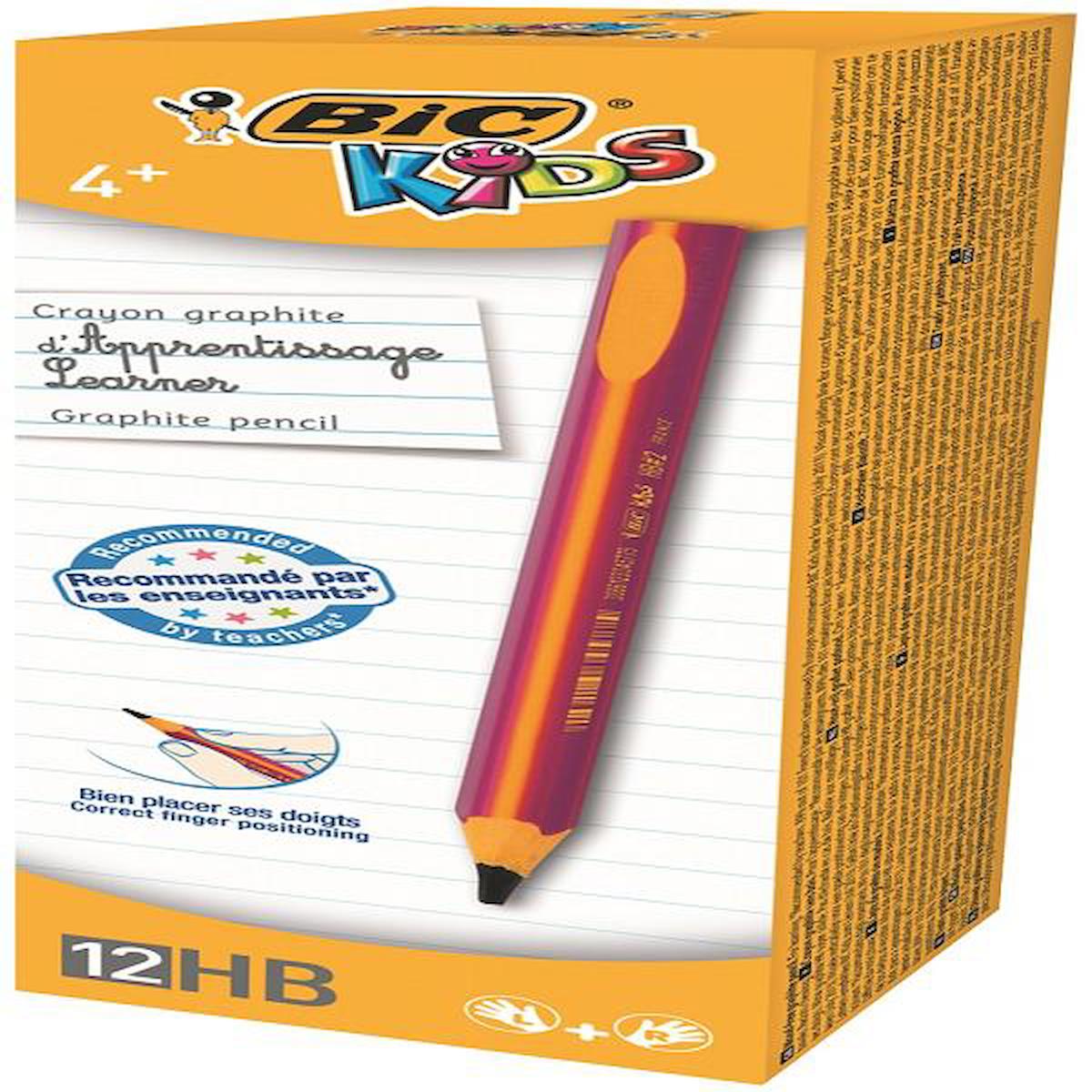 Bic Kurşun Kalem Kids Evolution Hb Üçgen Jumbo 12 Li Pembe 919263   12'li Paket / Bic