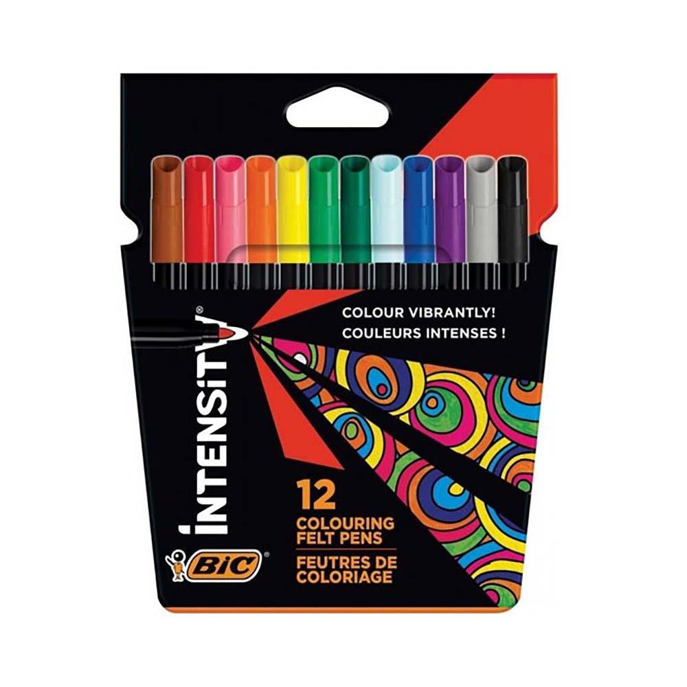 Bic Intensity Keçeli Boya Kalemi 12 Renk 978004