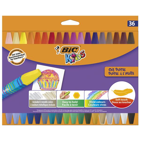 Bic Yağlı Pastel Boya 36'Lı Kutu