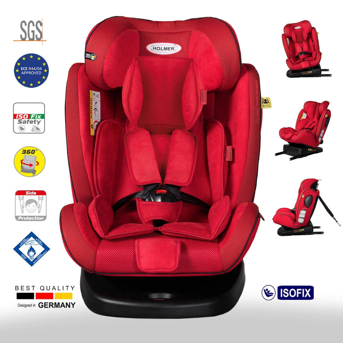 Holmer Maxi Protect Aero 3D ( 360° Dönebilir) 0-36kg Isofix Oto Koltuğu