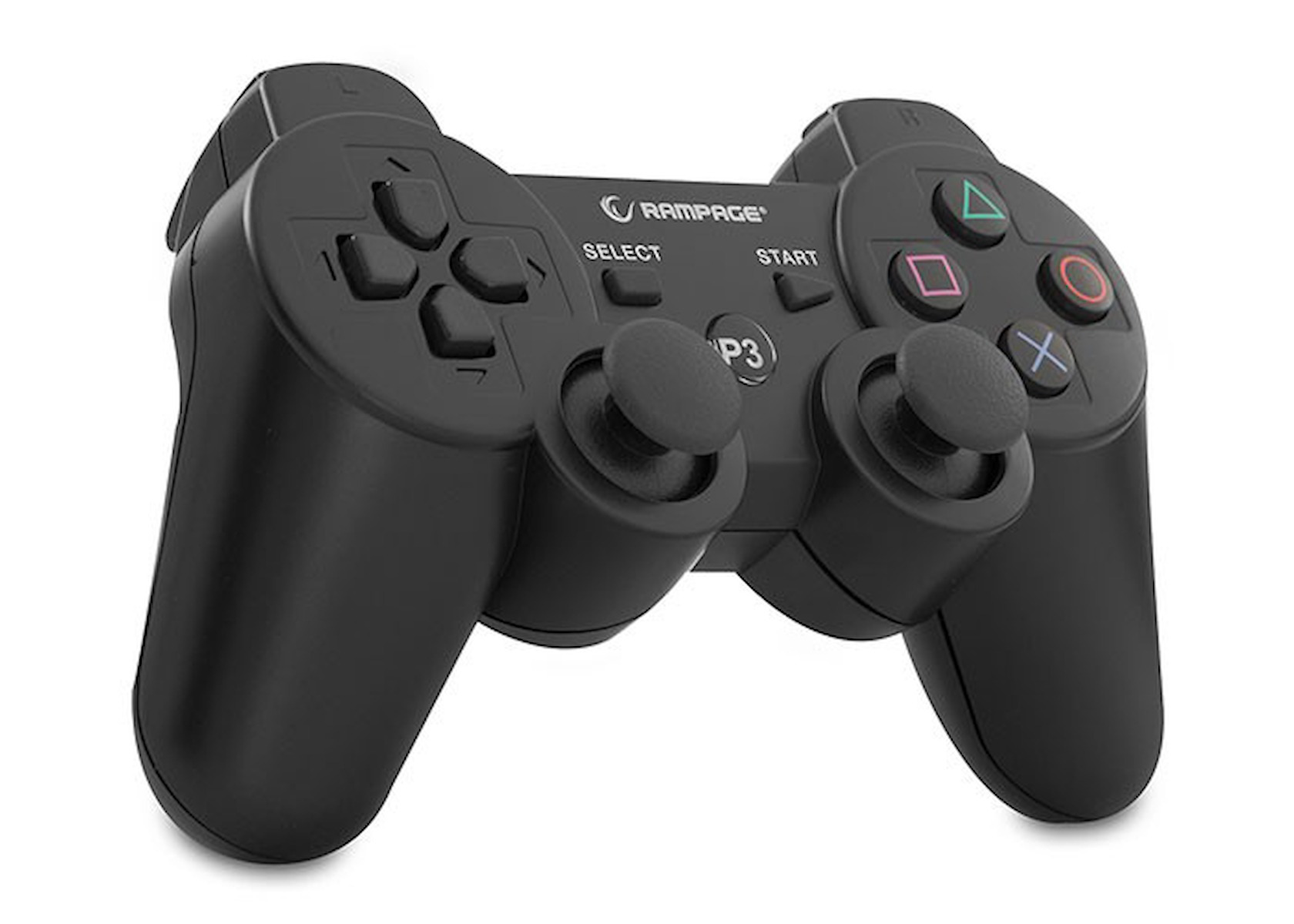 Rampage SG-RPS3 Siyah PS3 Bluetooth Çift Titreşimli Joypad (Şarj Kablosu Dahil)