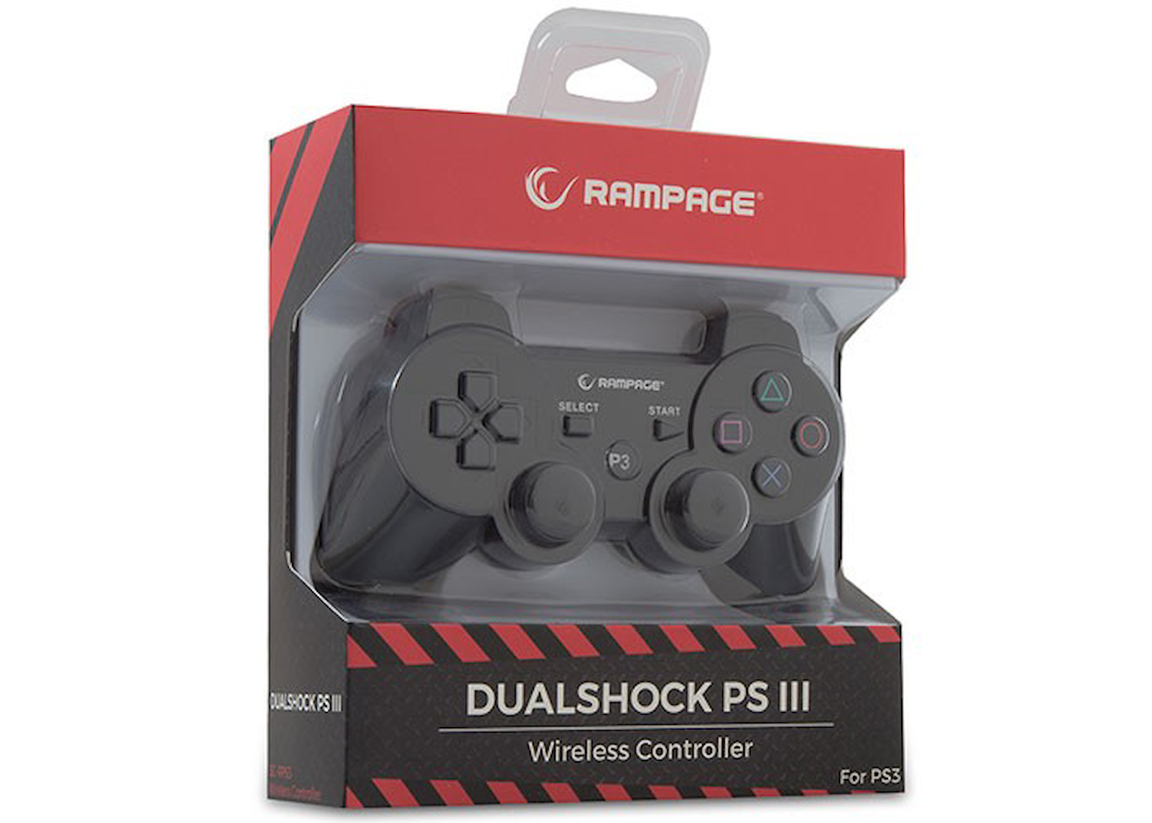 Rampage SG-RPS3 Siyah PS3 Bluetooth Çift Titreşimli Joypad (Şarj Kablosu Dahil)
