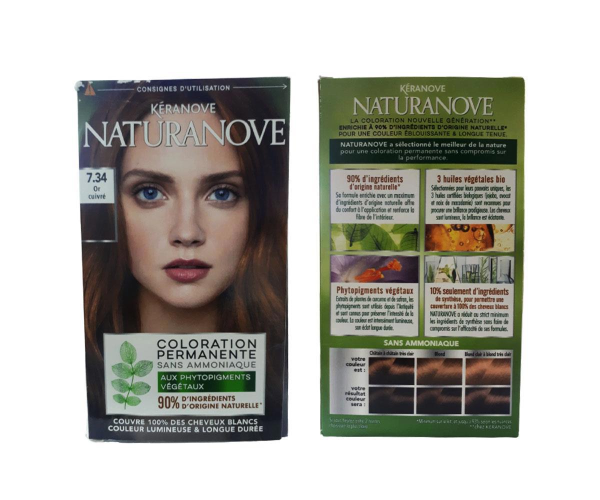 Keranove Naturanove Color Permanente Saç Boyası 7.34 Or Cuivre