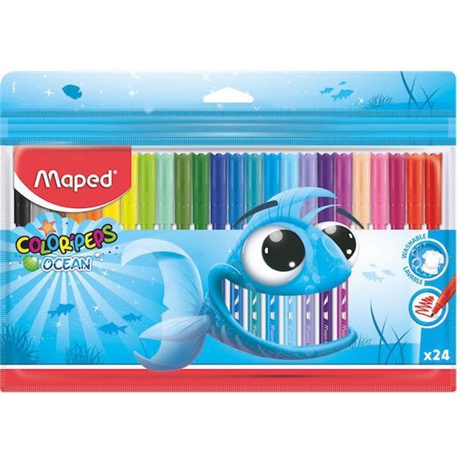 Maped Keçeli Boya Kalemi Peps Ocean 24 Renk 845722