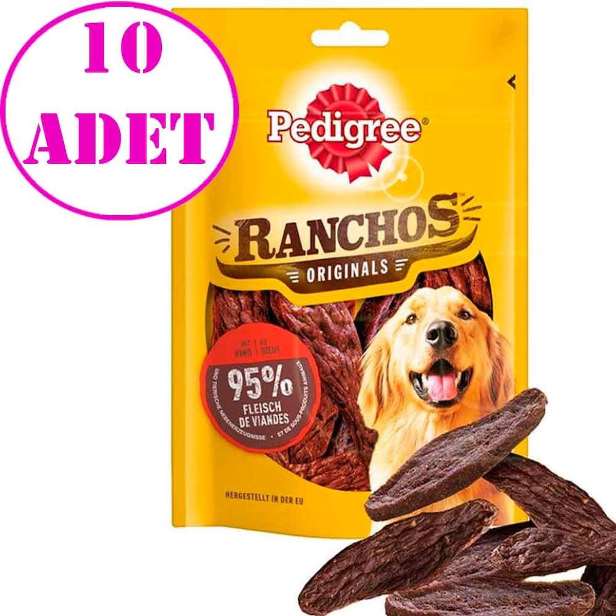 PediGree Ranchos Biftekli Köpek Ödülü 70 gr 10 AD