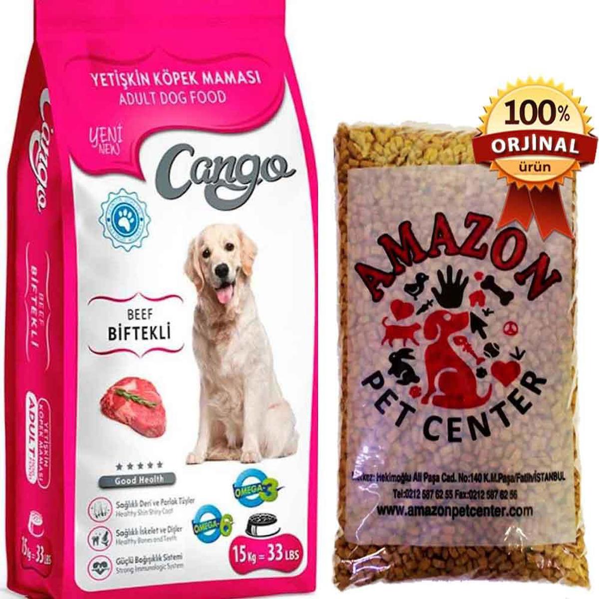 Cango Yetişkin Köpek Maması Biftekli Açık 1 Kg