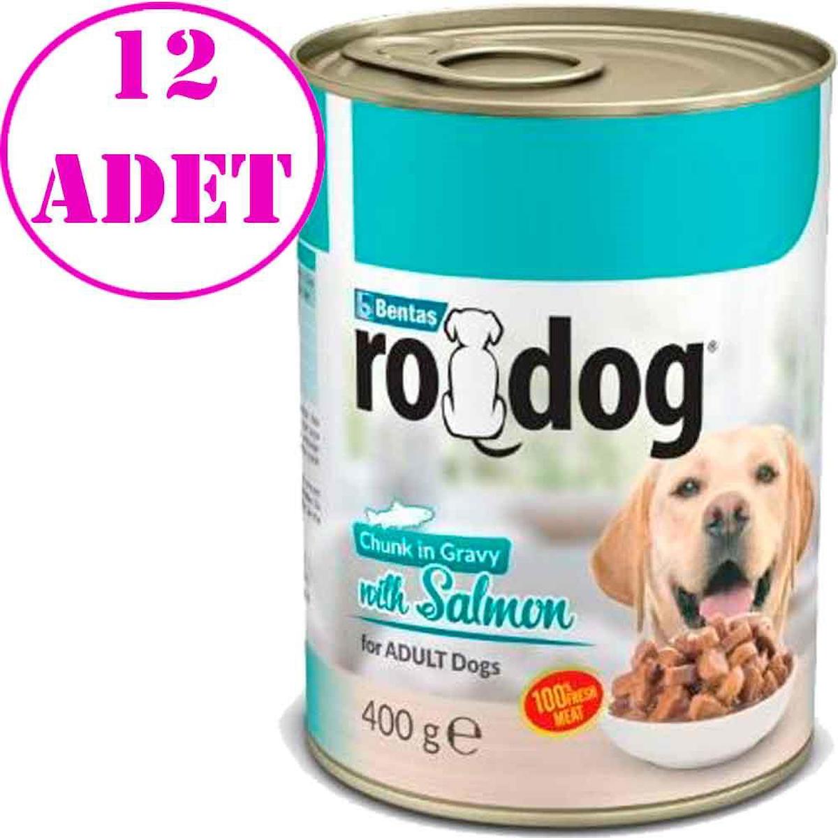 Ro Dog Somonlu Köpek Konservesi 400 Gr 12 AD