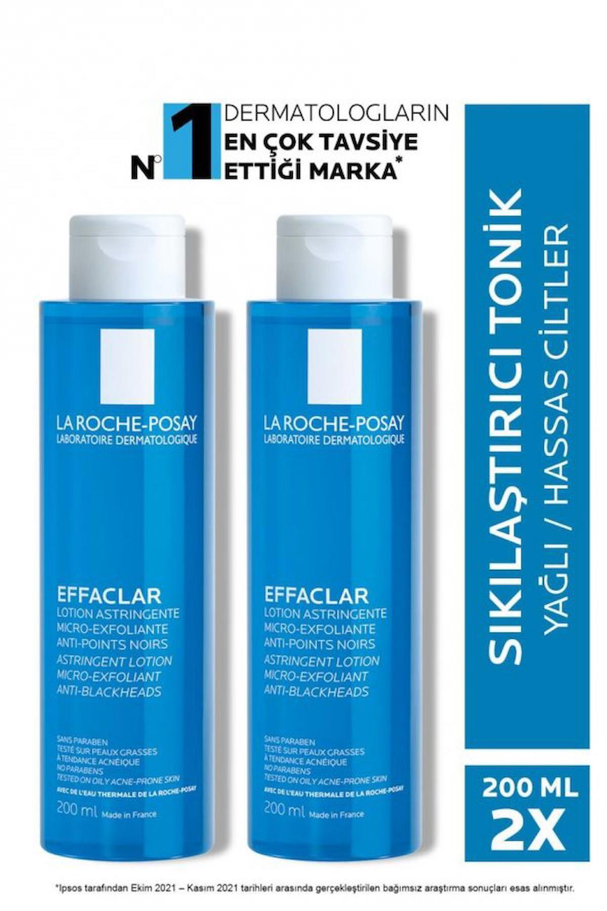 Effaclar Tonik Yağlı/akneye Eğilim Gösteren Ciltler Gözenek Sıkılaştırıcı 200ml X2