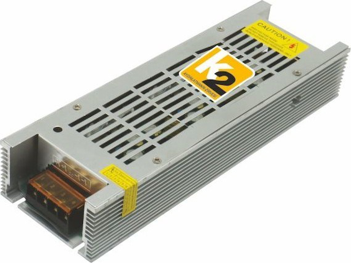 K2 KLD250B 250 Watt 20,9 Amp Slim Kasa Adaptör