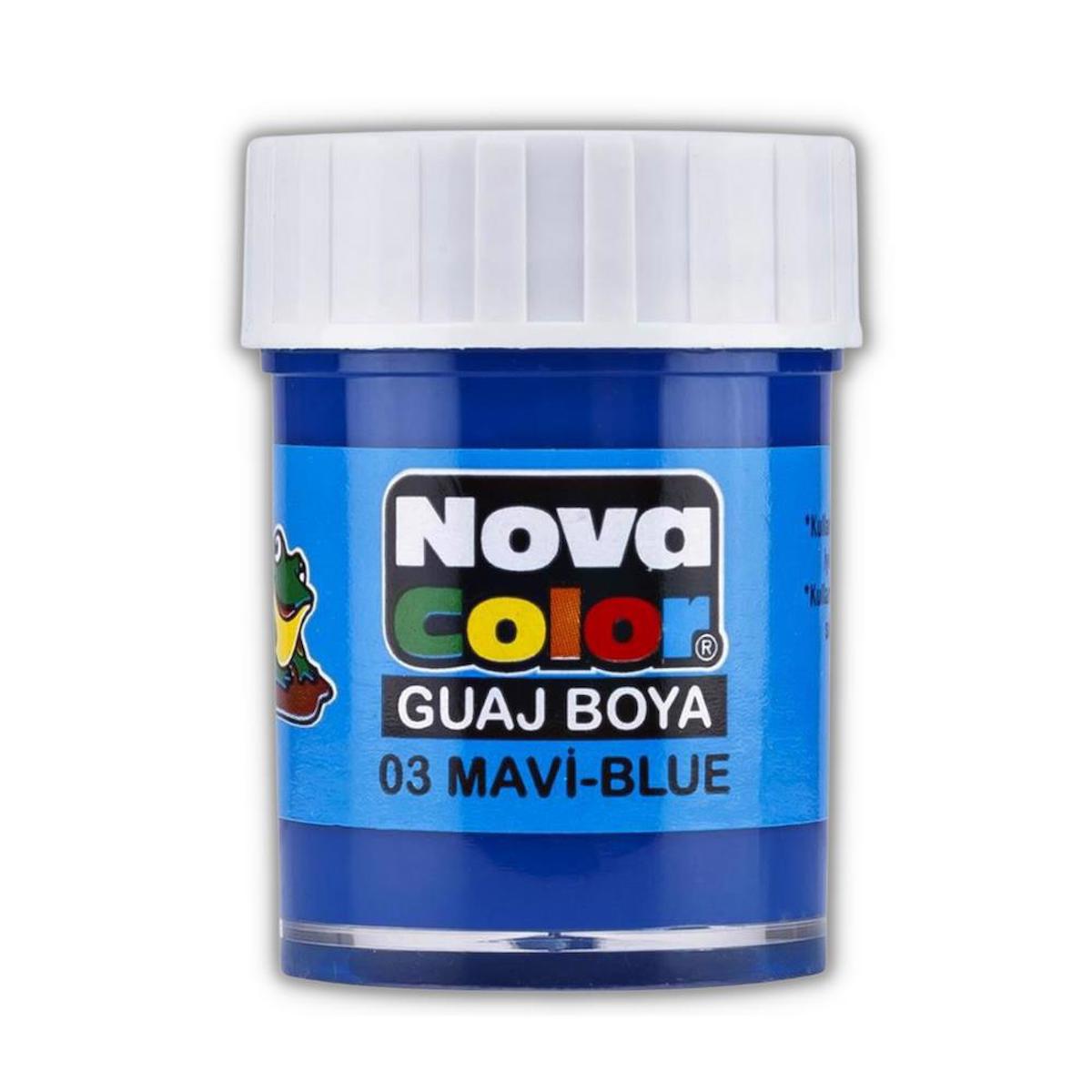 Guaj Boya 25 ml Tek Renk 1 Adet Nova Color Su Bazlı 25 ml Guaj Boya 1 Adet