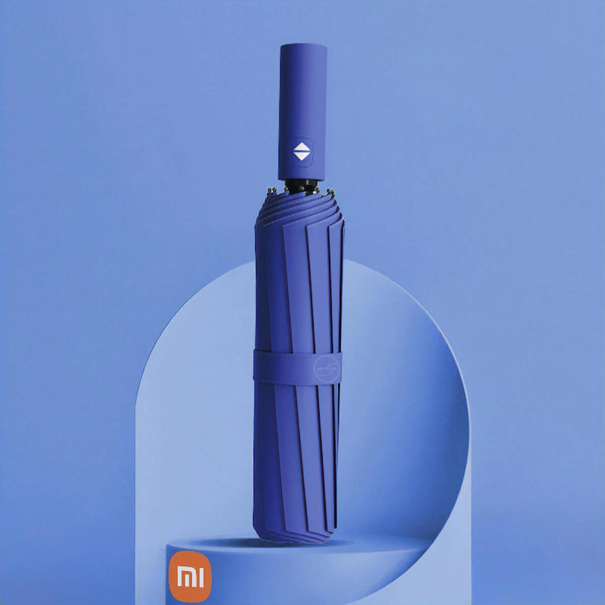 Xiaomi Mijia Tam Otomatik (UDF99+ Güneş / Yağmur) Hafif Fiber İskeletli Şemsiye