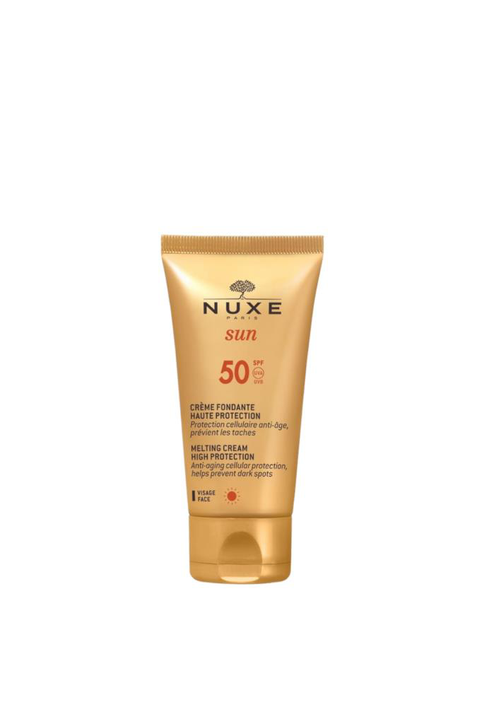 Nuxe Sun 50 Faktör Yaşlanma Karşıtı Tüm Cilt Tipleri İçin Renksiz Güneş Koruyucu Krem 50 ml