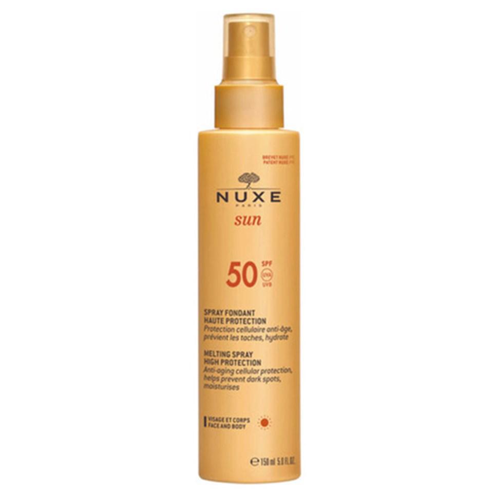 Nuxe Sun 50 Faktör Nemlendirici Tüm Cilt Tipleri İçin Renksiz Güneş Koruyucu Sprey 150 ml