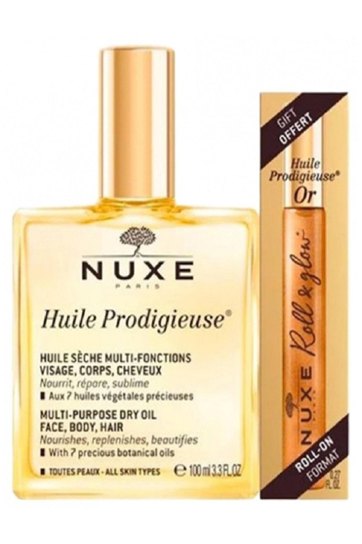 NUXE Huile Prodigieuse 100 ml + Roll-On 8 ml 3264680036637