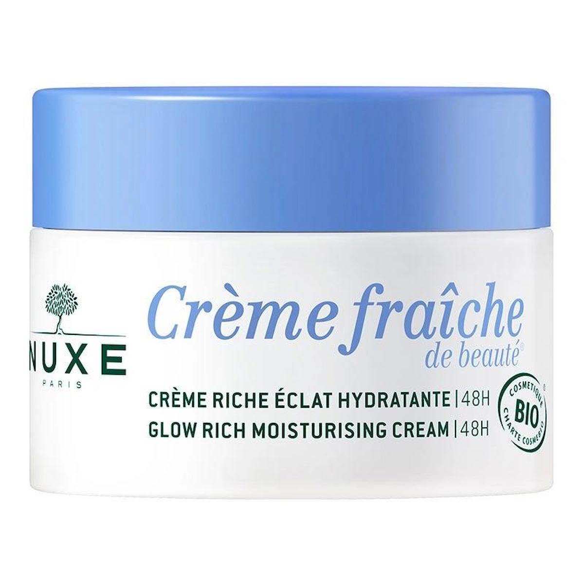 Nuxe Creme Fraiche de Beaute 48 Saat Nemlendirici Organik Yoğun Bakım Kremi 50 ml