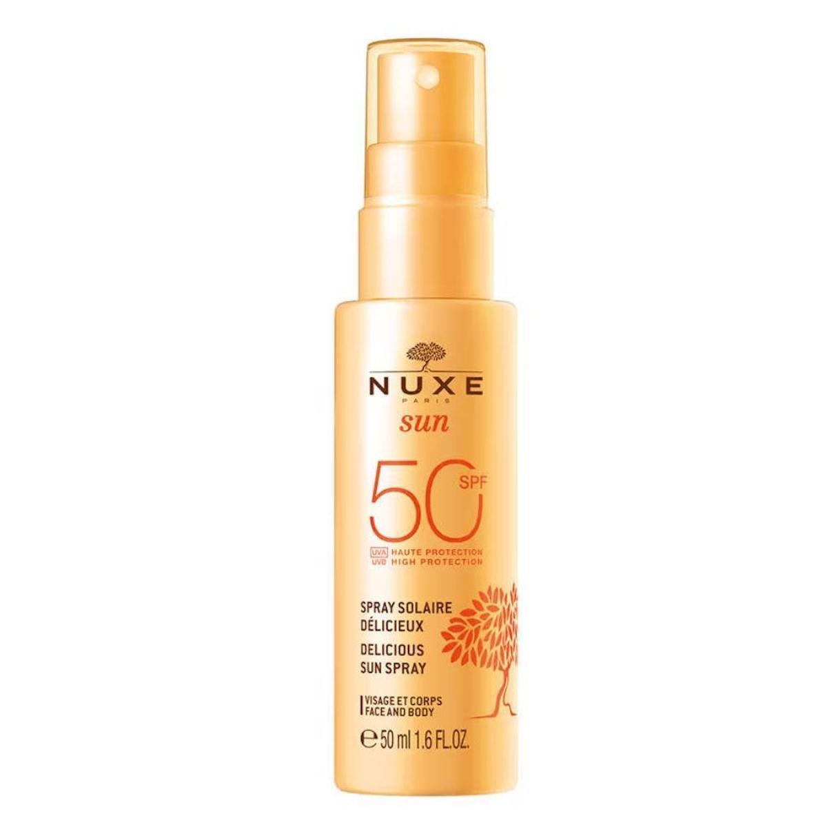 Nuxe Sun Güneş Koruyucu Yüz ve Vücut Spreyi Spf 50 50 ml