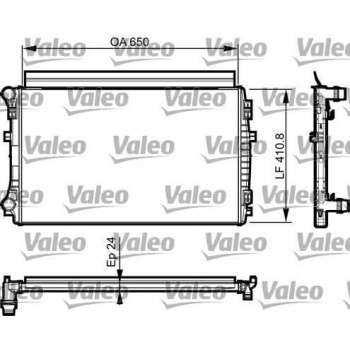 MOTOR SU RADYATORU 650x395x22 A3 1.2 - 1.4 - 1.6TDI GOLF VII 1.2 - 1.4 - 1.6TDI 12- - VALEO 735558